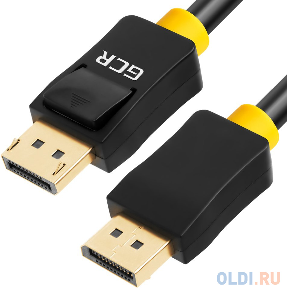 Кабель DisplayPort 0.5м Green Connection GCR-DP2DP-0.5m круглый черный