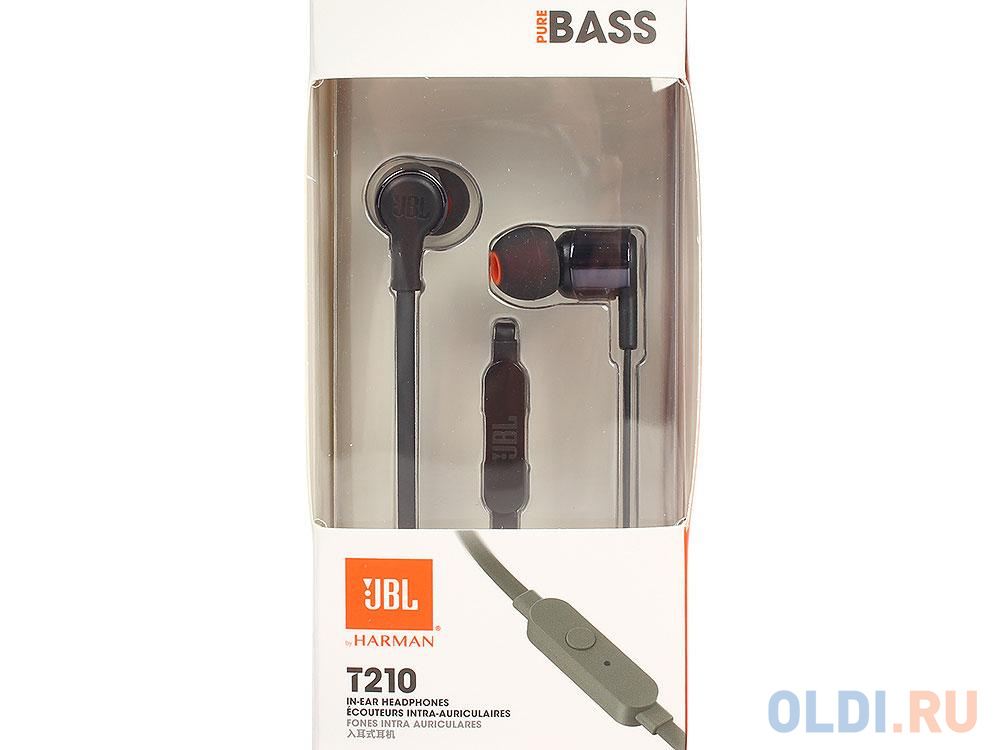 Наушники JBL T210 Black в Москвe