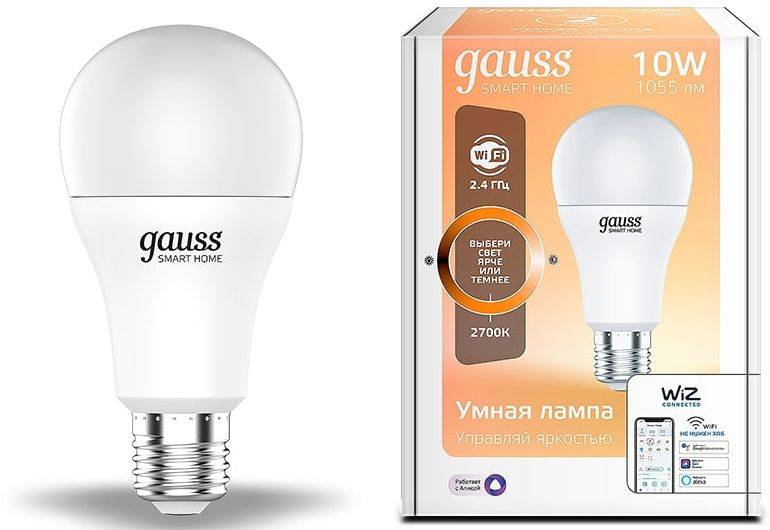Умная лампа Gauss IoT Smart Home (1070112)