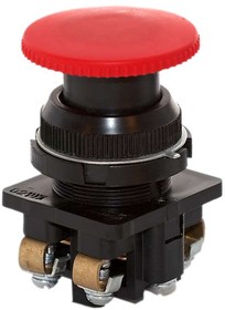 Кнопка грибовидная 31 мм, 1NO 1NC, красный, Электродеталь КЕ 021 (КЕ 021 )