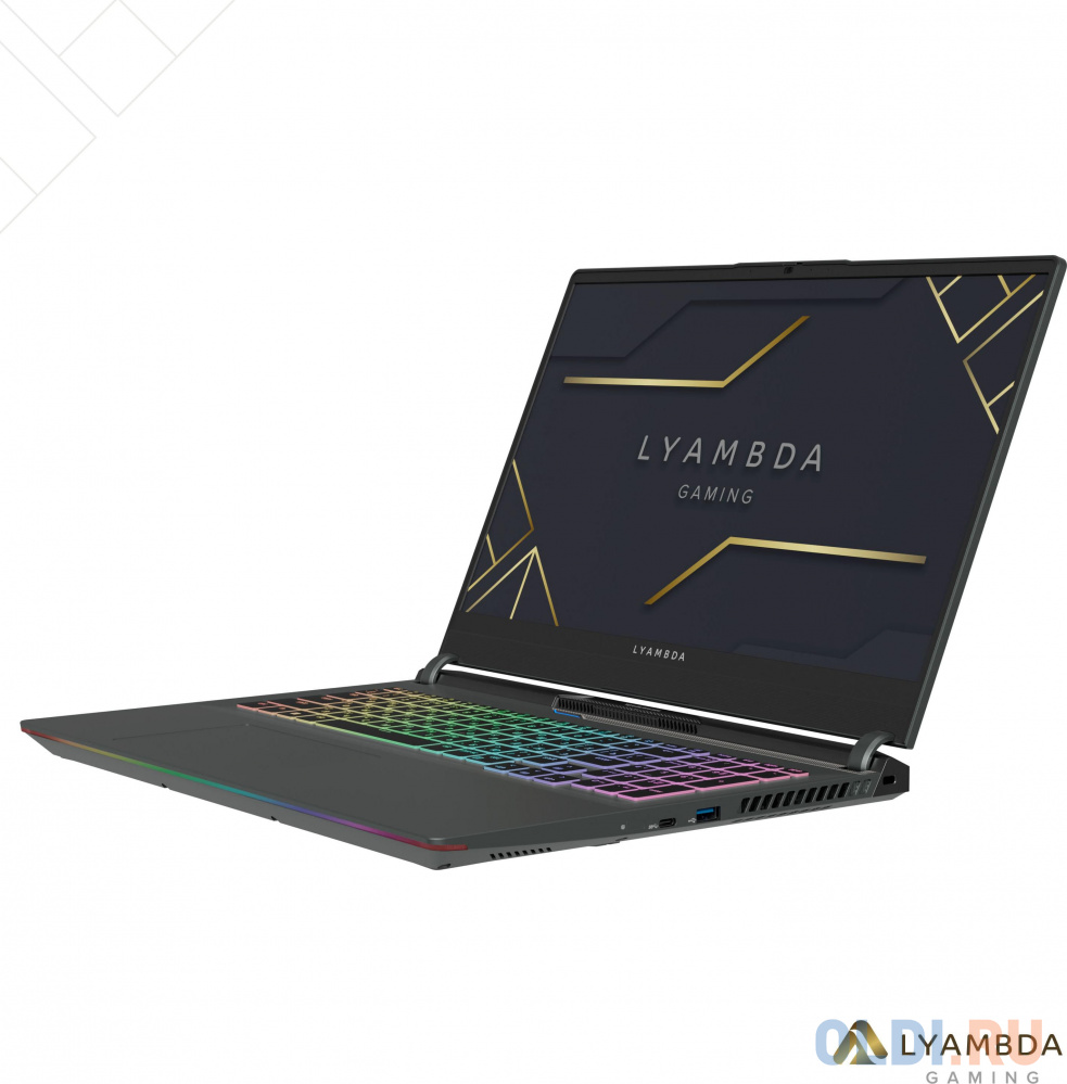 Ноутбук LYAMBDA 16.1" QHD 165HZ/R5-6600H/RX6650M /8Gb/512Gb/Windows 11 Pro (LLT161M01UWLR_SG) в Москвe