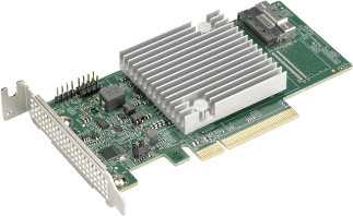 Адаптер HBA Supermicro AOC-S3808L-L8IT, SAS/SATA 12G, 8-port (SlimSAS), PCI-Ex8, Retail (AOC-S3808L-L8IT)