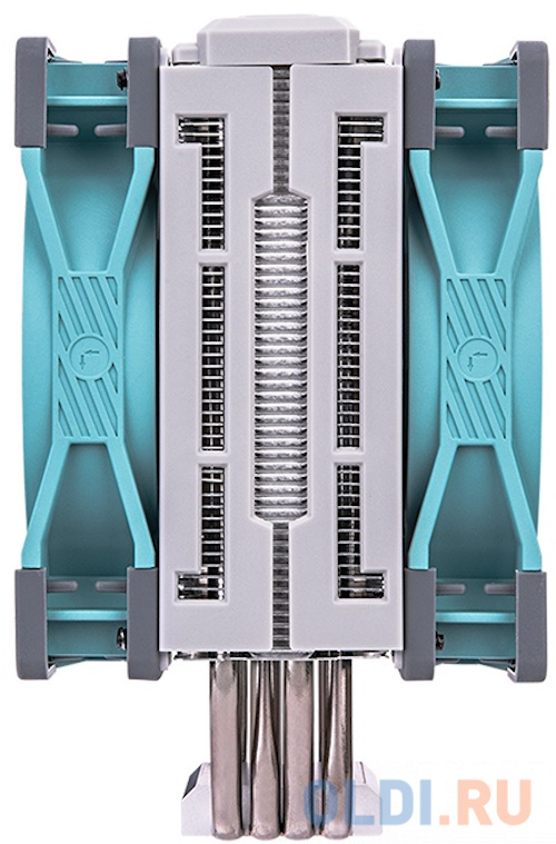 Cooler Tt TOUGHAIR 510 (CL-P075-AL12TQ-A) 180W / Double Fan PWM/ all sockets / Turquoise
