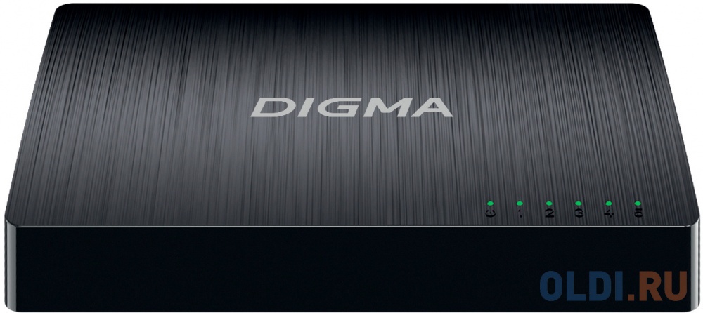 Коммутатор Digma DSW-105GE, неуправляемый