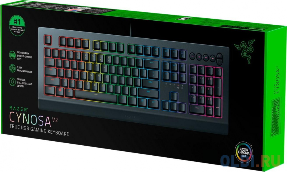 Клавиатура Razer Cynosa V2 Gaming Black USB в Москвe