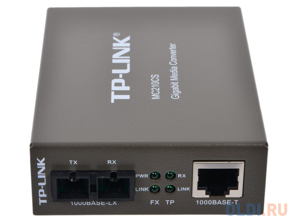 Медиаконвертер TP-LINK MC210CS Гигабитный Ethernet медиаконвертер