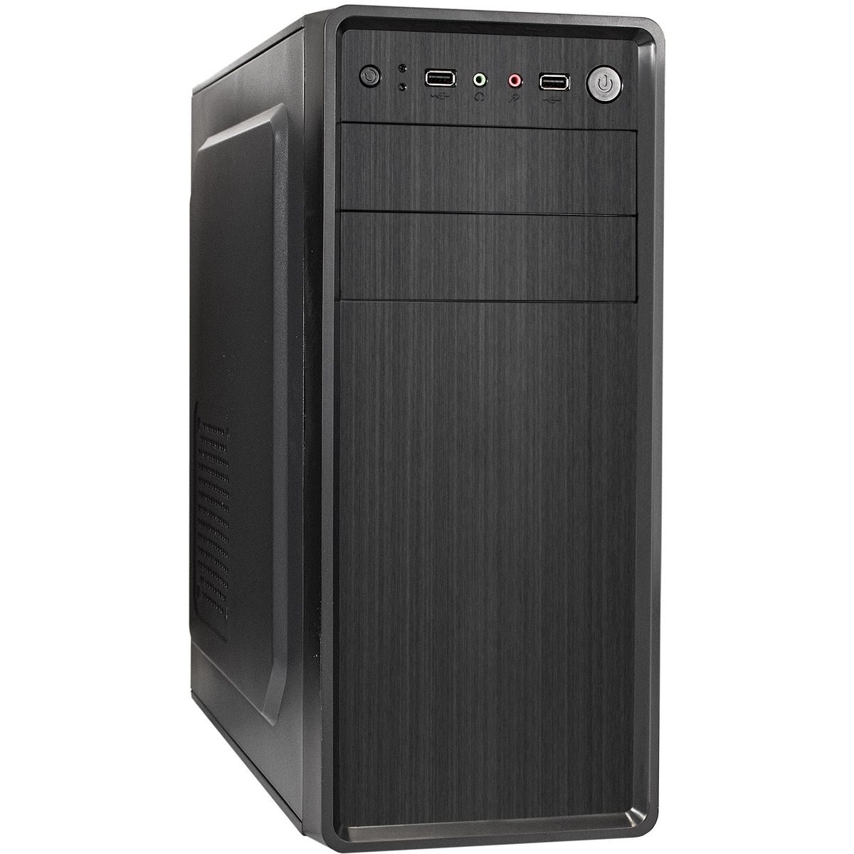 Корпус ExeGate Miditower XP-401 без БП Black EX283729RUS