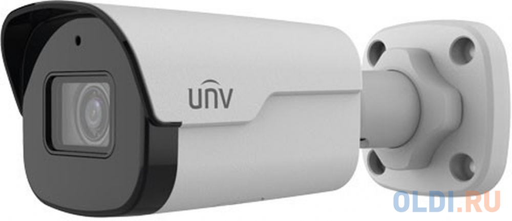 Uniview Видеокамера IP цилиндрическая, 1/2.7&quot; 4 Мп КМОП @ 30 к/с, ИК-подсветка до 50м., LightHunter 0.003 Лк @F1.6, объектив 4.0 мм, WDR, 2D/3D D