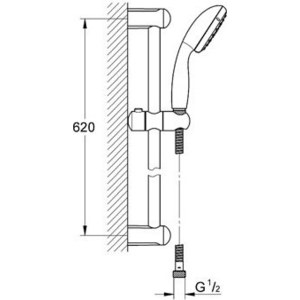 Комплект смесителей Grohe Euroeco (124428)