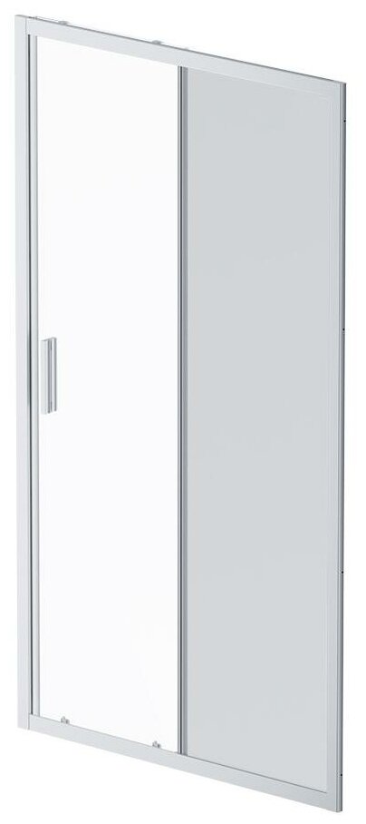Дверь душевая 110х195 AM.PM Gem Solo W90G-110-1-195MG, стекло тонированное, профиль матовый хром