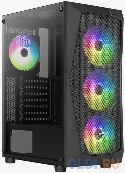 Корпус ATX Aerocool FALCON- Без БП чёрный