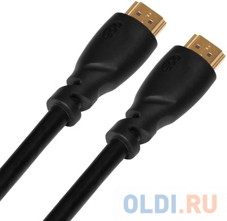 Кабель HDMI 5м Green Connection GCR-HM311-5.0m круглый черный в Москвe