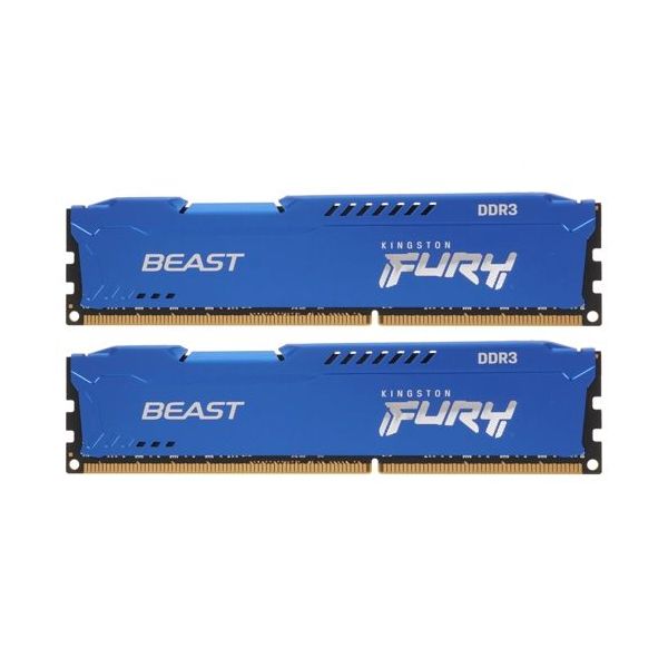 Память оперативная DDR3 Kingston Fury Beast 16GB 1600MHz (KF316C10BK2/16) в Москвe