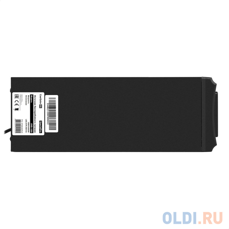 Exegate EP285483RUS ИБП ExeGate SpecialPro UNB-1000.LED.AVR.EURO.RJ <1000VA/650W, LED, AVR, 4 евророзетки, RJ45/11, Black>