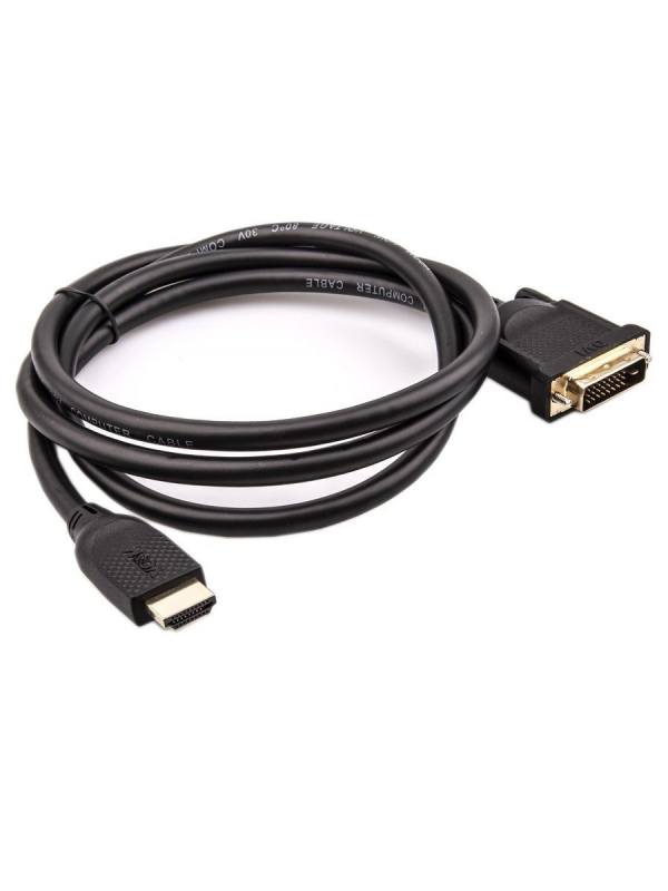 Кабель VCOM HDMI AM/DVI(24+1)M, 5м, CU, 1080P@60Hz, (CG484GD-5M)