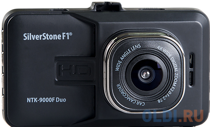 Видеорегистратор Silverstone F1 NTK-9000F Duo 3&quot; 320x240 120° microSD microSDHC датчик движения USB HDMI черный