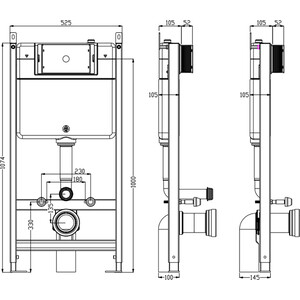 Инсталляция Timo TWC-01 без кнопки