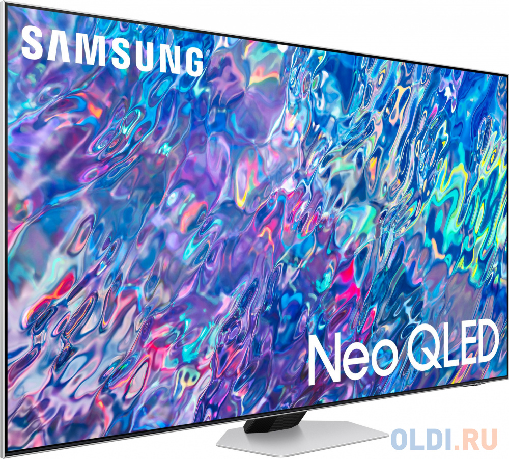 Телевизор QLED Samsung 85" QE85QN85BAUXCE Q черный/серебристый 4K Ultra HD 100Hz DVB-T2 DVB-C DVB-S2 USB WiFi Smart TV (RUS)