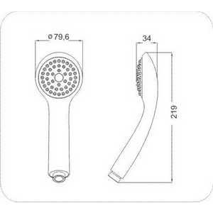 Ручной душ IDDIS Hand Shower хром (A11011)