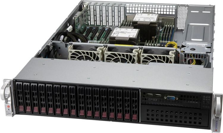 Серверная платформа Supermicro SuperServer 2U 220P-C9RT noCPU (SYS-220P-C9RT)