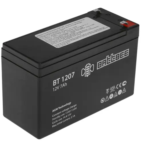 Аккумуляторная батарея для ИБП BattBee BT 1207, 12V, 7Ah (BT 1207)