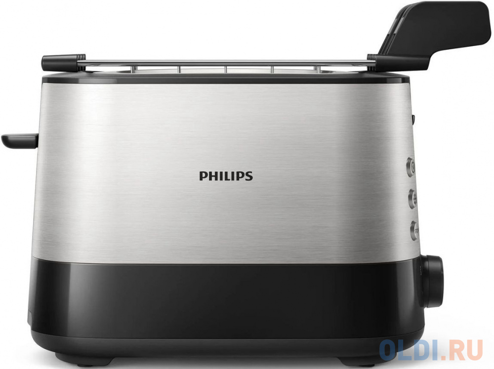 Тостер Philips HD2639/90 черный/серебристый