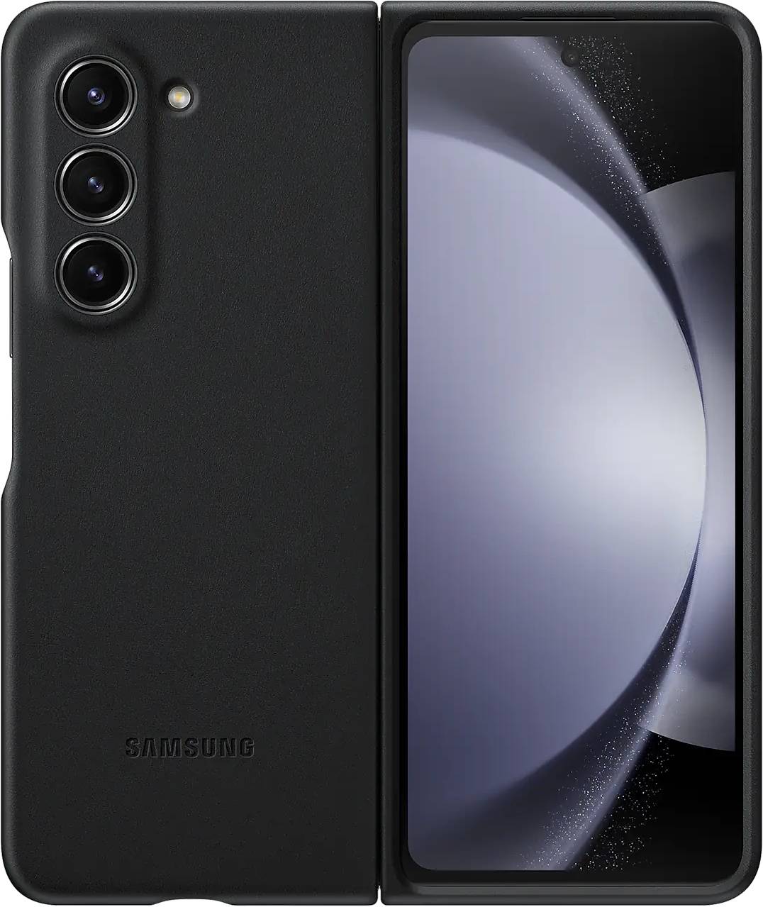 Чехол Samsung Eco-Leather Case Q5, для Samsung Galaxy Z Fold5, черный (EF-VF946PBEGRU)