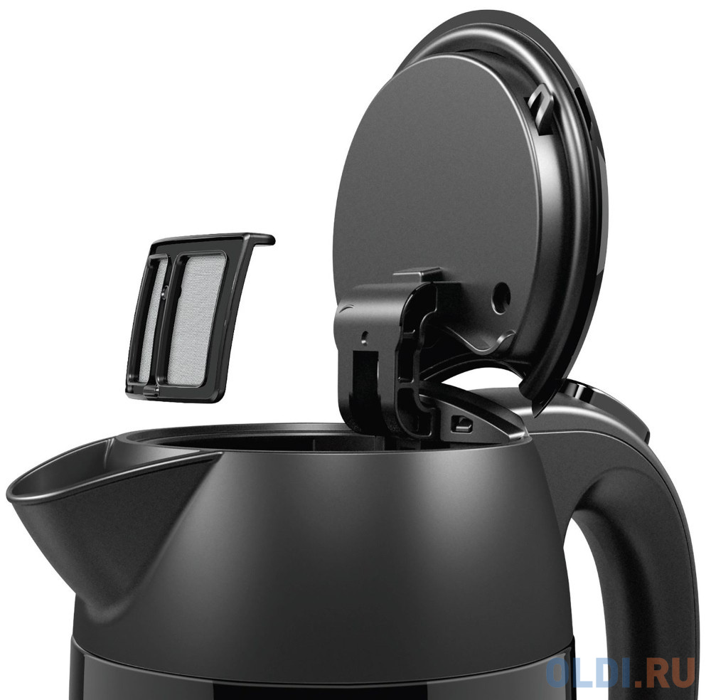 Чайник электрический Bosch TWK3P423 1.7л. 2400Вт черный (корпус: нержавеющая сталь) в Москвe