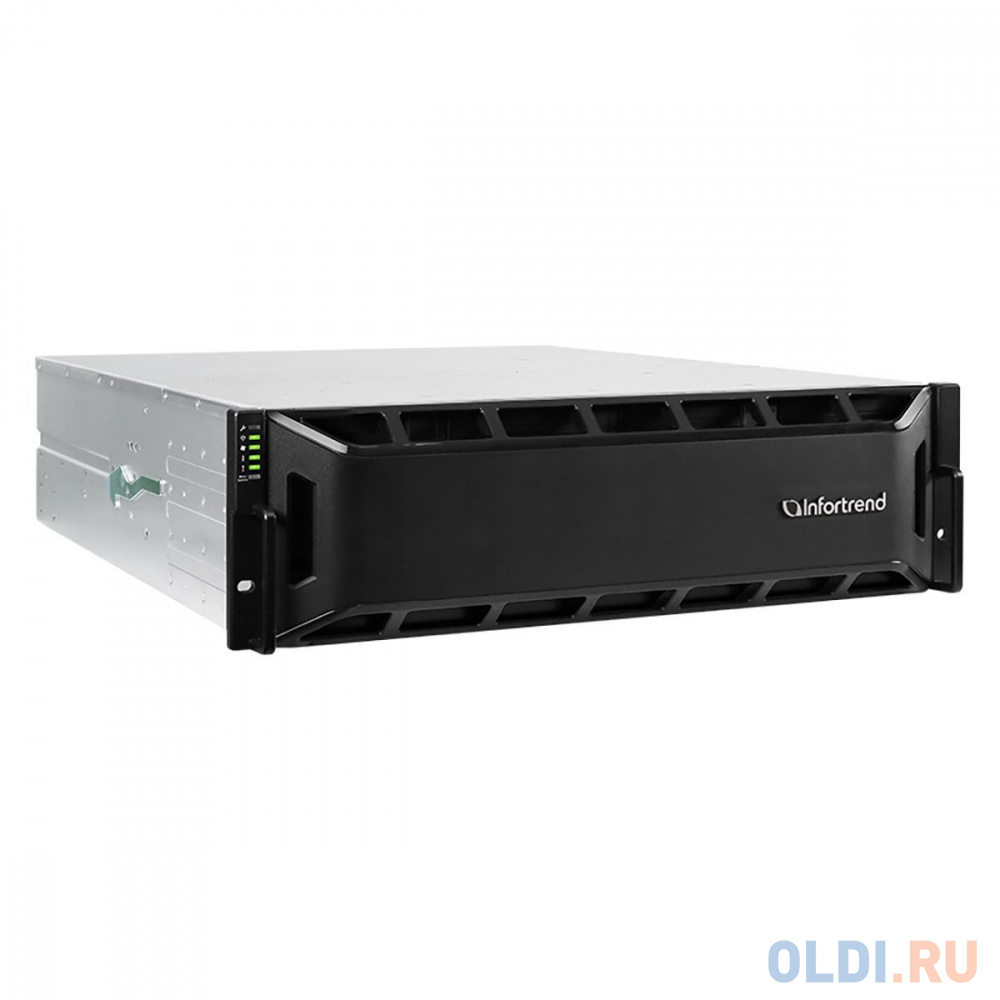 Сетевой накопитель Infortrend GSe 10162-D 3U/16bay, supports NAS, block, object storage and cloud gateway, sing le controller subsystem including 1x12