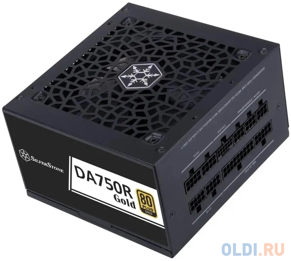 Блок питания Silverstone G54ADA075R0M220 80 PLUS Gold 750W ATX 3.0 &amp; PCIe 5.0 Fully Modular Power Supply