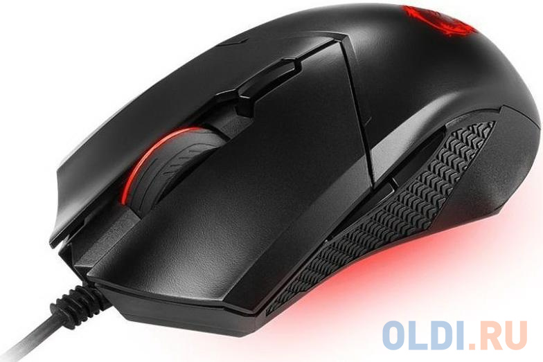 Мышь MSI Clutch GM08 черный оптическая (6200dpi) USB2.0