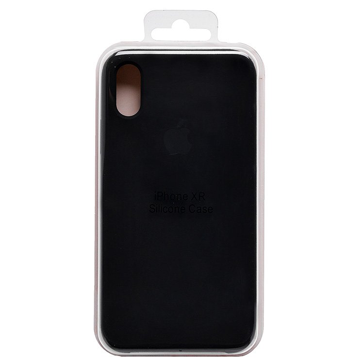 Чехол-накладка ORG для смартфона Apple iPhone XR, soft-touch, черный (90965)