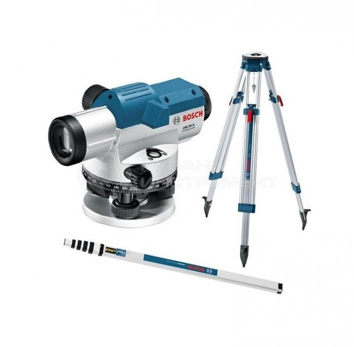 Нивелир оптический Bosch GOL 26 D + BT 160 + GR500 0601068002 в Москвe