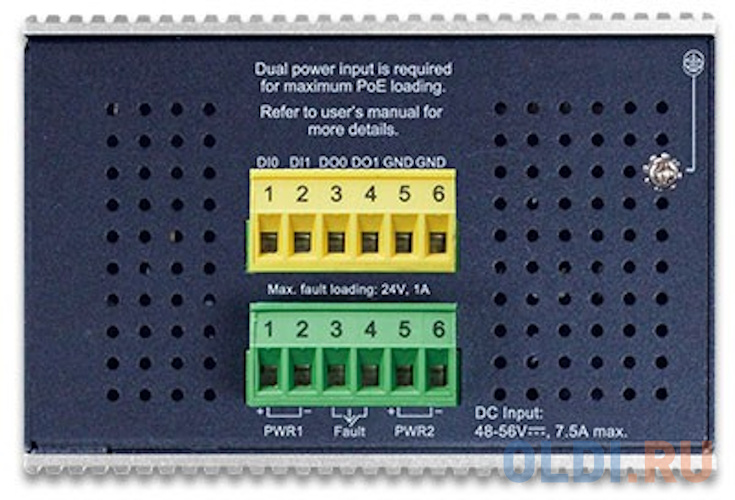 PLANET IGS-6325-8UP2S IP30 DIN-rail Industrial L3 8-Port 10/100/1000T 802.3bt PoE + 2-port 1G/2.5G SFP Full Managed Switch (-40 to 75 C, 8-port 95W Po