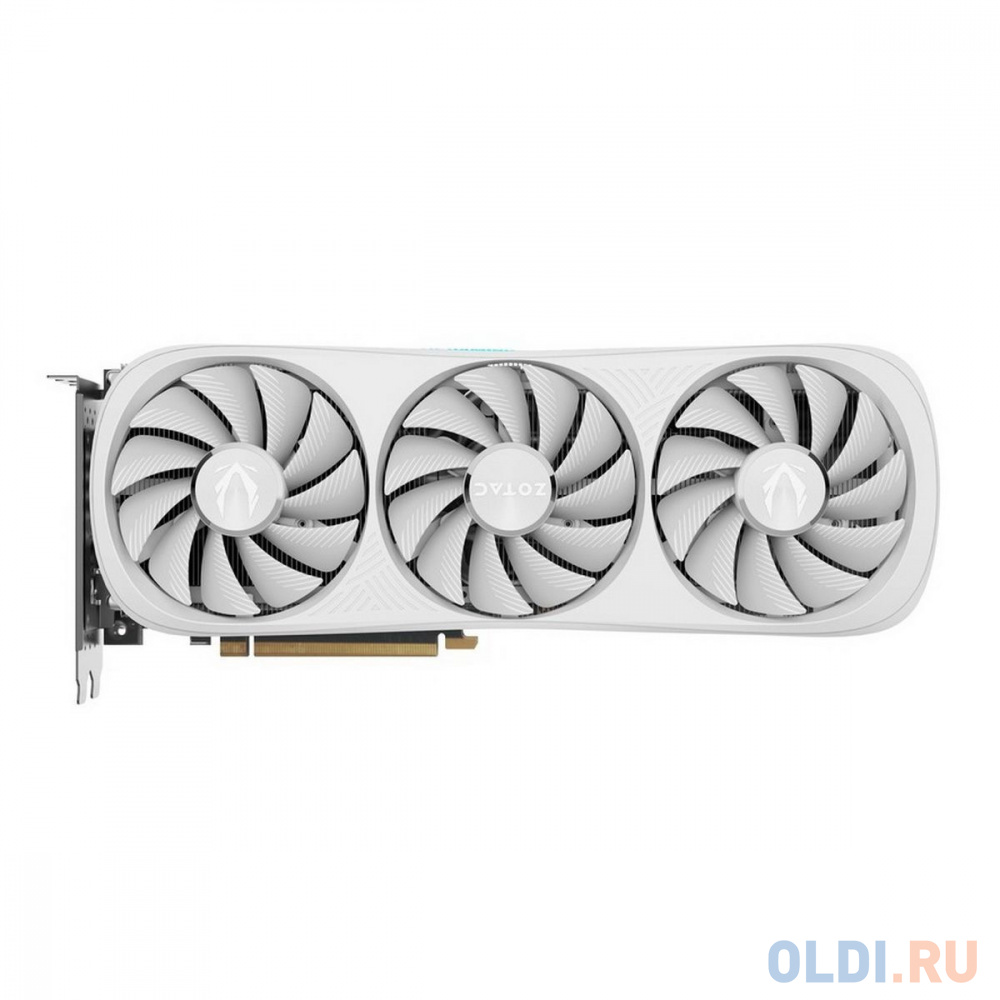 Видеокарта Zotac RTX4070Ti SUPER TRINITY OC WHITE ED 16GB GDDR6X 256bit 3xDP HDMI 3FAN Premium Pack