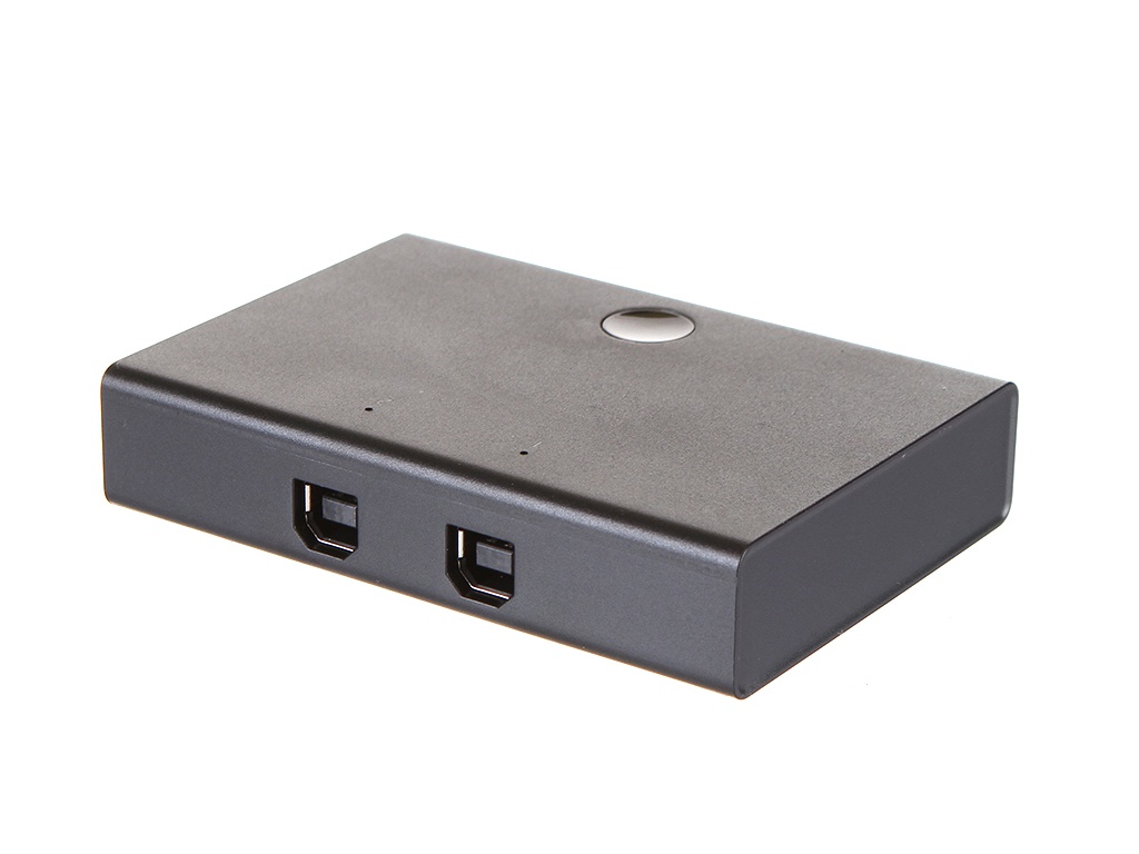 Переключатель KVM Ugreen US158 USB 2.0 Sharing Switch 2x1 Black 30345