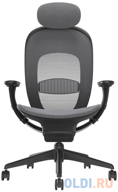 Кресло для геймеров Karnox EMISSARY Milano чёрный серый