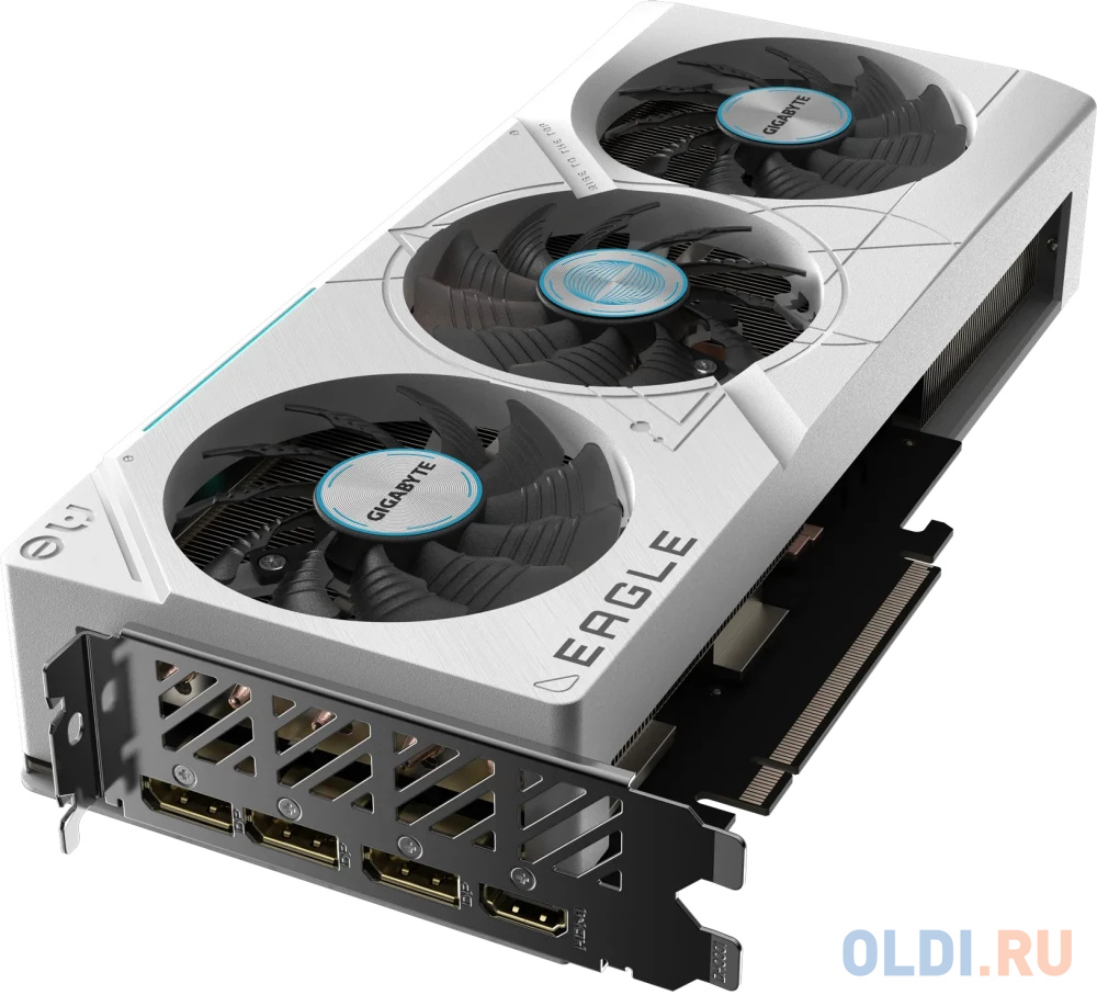 Видеокарта/ VGA GIGABYTE NVIDIA GeForce RTX 4070 TI SUPER EAGLE OC ICE 16G 16GB, GDDR6X/256-bit, PCIe 4.0, 1xHDMI 2.1, 3xDP, 2.5-slot