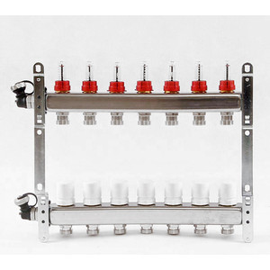 Коллекторная группа Uni-Fitt 1''х3/4'' 7 выходов с расходомерами и термостатическими вентилями (450I4307)