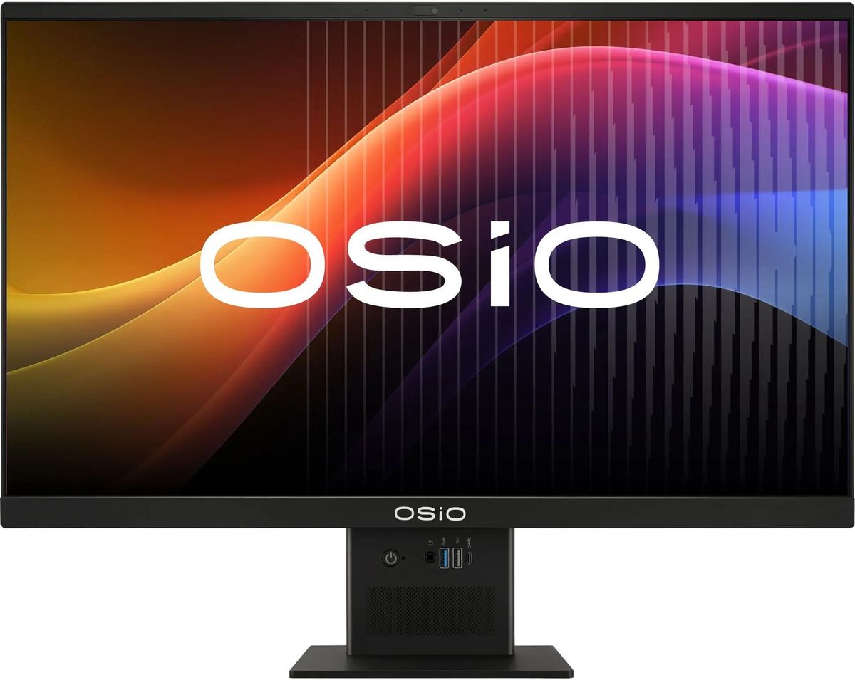 Моноблок OSIO BaseLine B240I-002B 23.8" 1920x1080, Intel Core i3-1115G4 3 ГГц, 8Gb RAM, 256Gb SSD, Intel UHD Graphics, WiFi, BT, Cam, W11Pro, черный (B240I-002B)