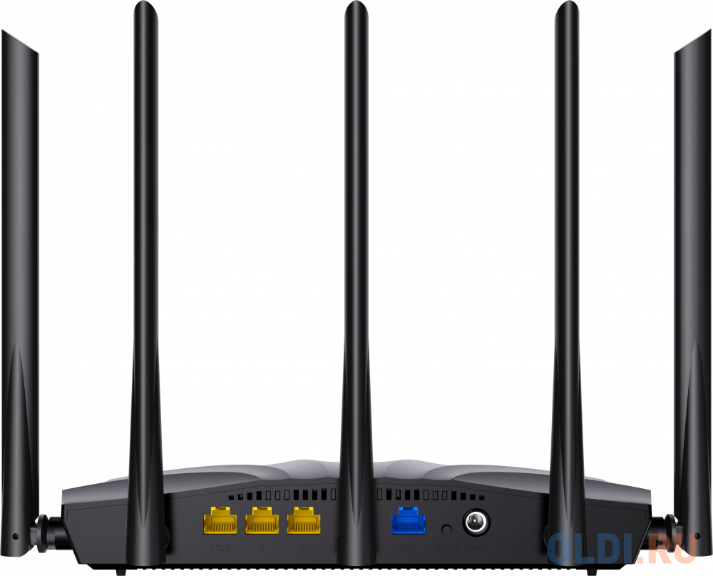 Беспроводной маршрутизатор Tenda TX2 PRO 802.11ax 1201Mbps 2.4 ГГц 5 ГГц 3xLAN черный