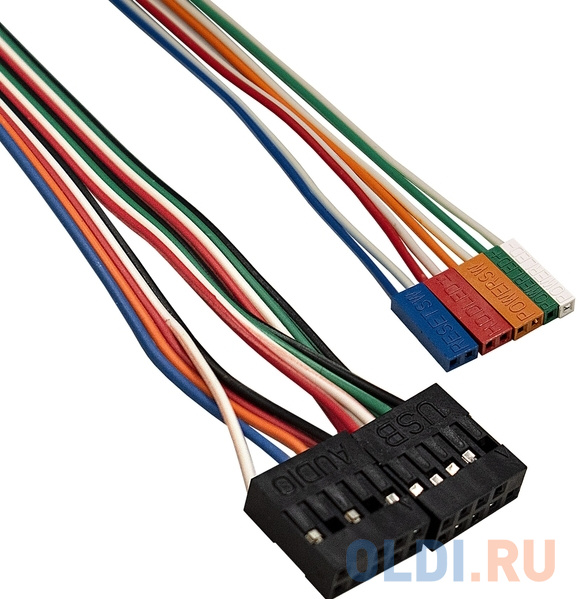 Корпус Minitower ExeGate BA-201-AA500 (mATX, БП AA500 с вент. 8см, 2*USB, аудио, черный)