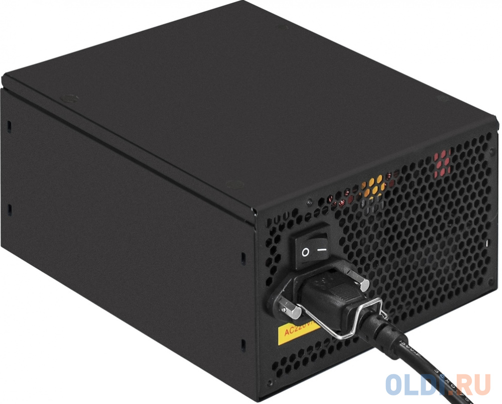 Блок питания 650W ExeGate 650NPX (ATX, SC, 12cm fan, 24pin, 4pin, PCIe, 3xSATA, 2xIDE, FDD, black, кабель 220V с защитой от выдергивания)