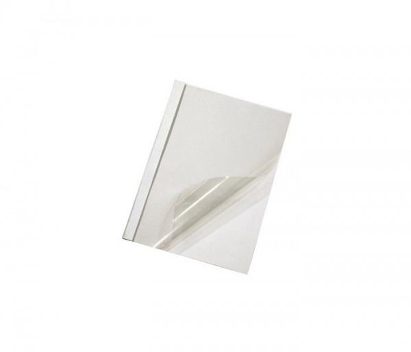 Обложки для термопереплета A4, пластик + картон, 1.5 мм, 100 шт., белые, Office Kit (TER1.5N100)