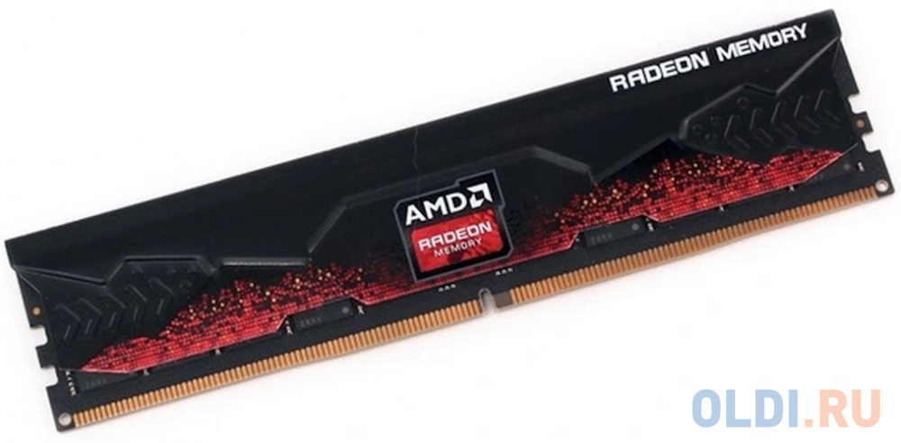 8GB AMD Radeon™ DDR5 5600 DIMM Entertainment Series Black Gaming Memory R5S58G5600U1S Non-ECC, CL40, 1.1V, Heat Shield, RTL (R5S58G5600U1S)