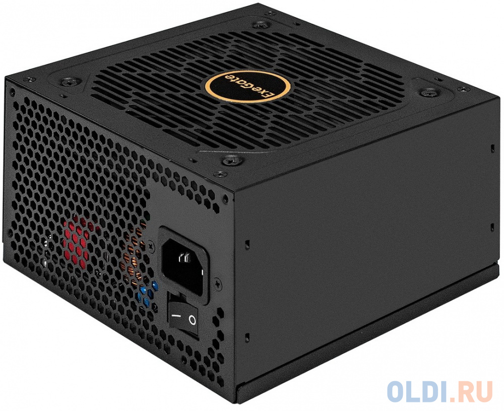 Блок питания 850W ExeGate 80 PLUS® GOLD 850VSP FС (ATX3.0, APFC, КПД 90% (80 PLUS GOLD), 120mm fan, 24pin, 2x(4+4)pin, PCIE5.0/12VHPWR, 4xPCI-E, 6xSAT