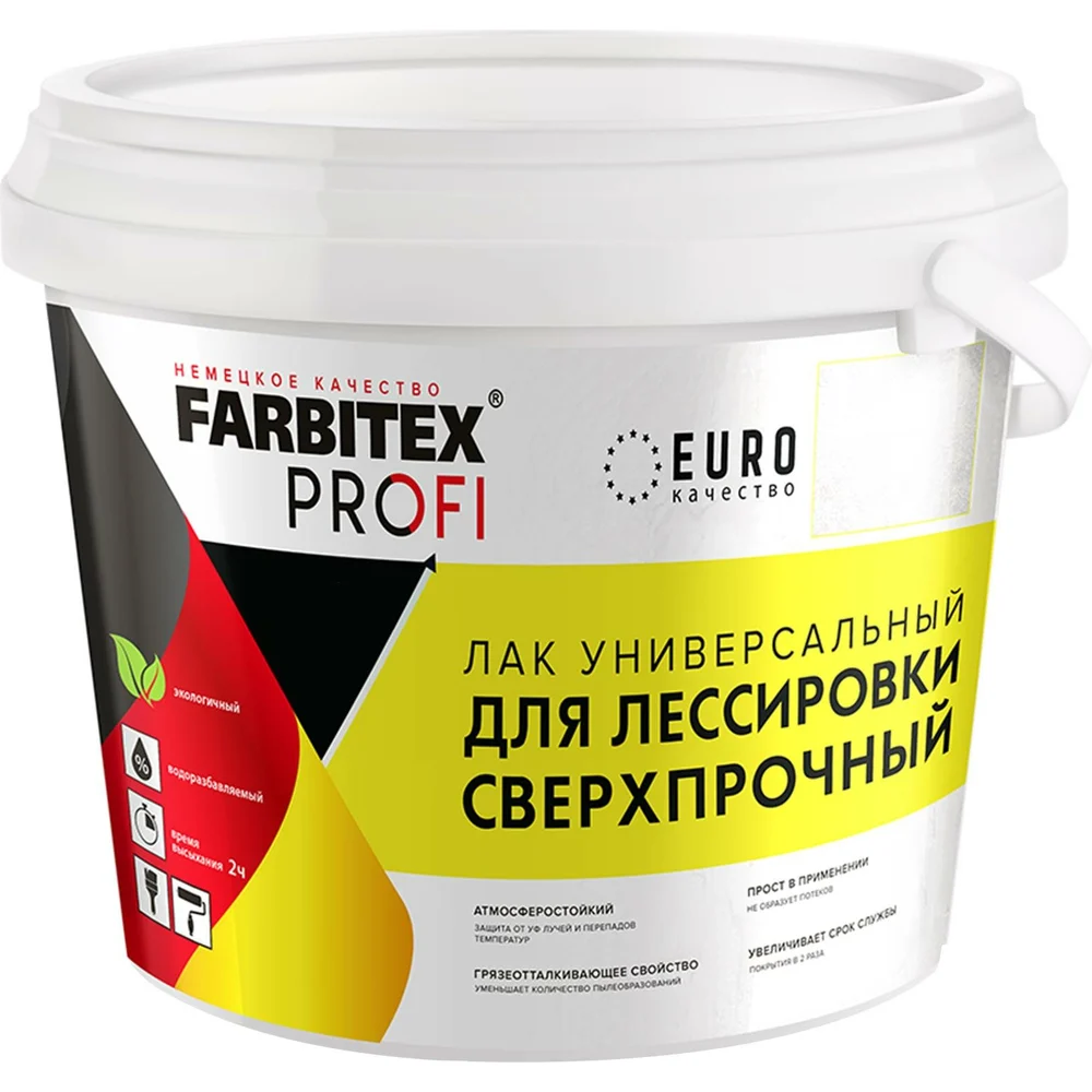 Универсальный сверхпрочный лак для лессировки Farbitex