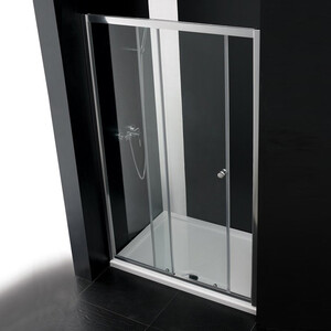 Душевая дверь Cezares Anima BF-1 150x195 прозрачная, хром (Anima-W-BF-1-150-C-Cr)
