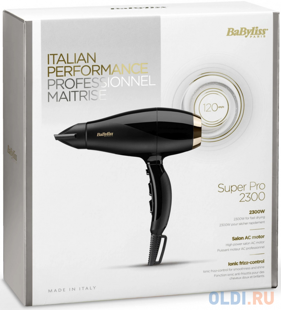 Фен Babyliss 6714E 2300Вт черный