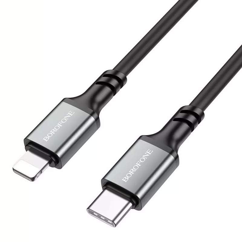 Аксессуар Borofone BX83 Famous USB-C - Lightning 20W 1m Black 6974443386325